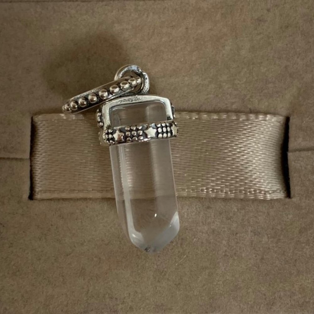 Pandora White Amulet Pendant